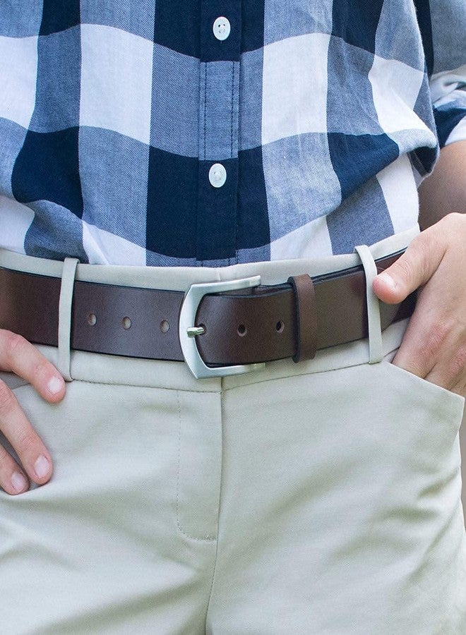 Nickel Smart Stone Mountain Brown Belt - 44" - Image 3